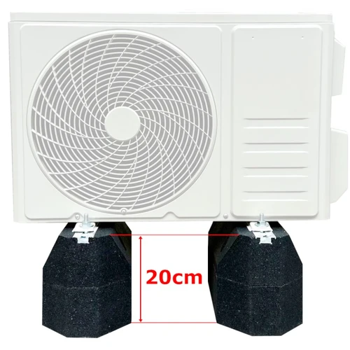 Podstawa gumowa antywibracyjna z podwyższeniem 60cm WYSOKA na 20cm 1kpl